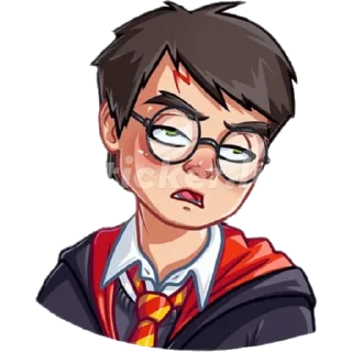 🙄 emoji Harry Potter Telegram sticker 11 of 31