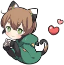 💕 emoji Tortoiseshell Kitten Telegram sticker 17 of 120