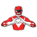 ❤ emoji Power Rangers / By OsmerOmar Telegram sticker 15 of 20