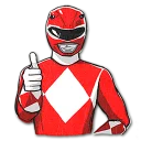 👍 emoji Power Rangers / By OsmerOmar Telegram sticker 8 of 20
