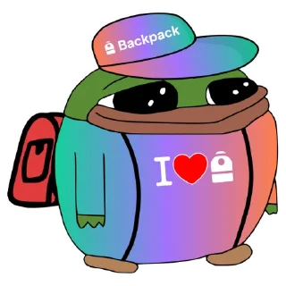 😍 emoji Backpack 🎒 Telegram sticker 10 of 25