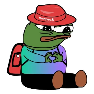 🫶 emoji Backpack 🎒 Telegram sticker 20 of 25
