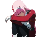 😔 emoji ゼロツー Zero Tsū「вყ: @Santouryuu」 Telegram sticker 15 of 114