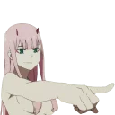 👉 emoji ゼロツー Zero Tsū「вყ: @Santouryuu」 Telegram sticker 9 of 114