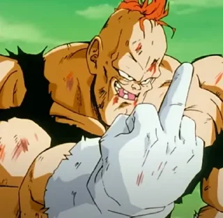 🖕 emoji DBZ Telegram sticker 10 of 88