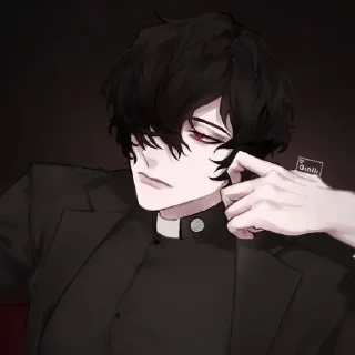 🕳️ emoji Beelzebub [ @Fischersenpai ] Telegram sticker 15 of 48