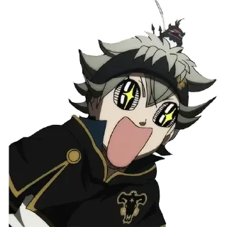 😲 emoji Black Clover Telegram sticker 6 of 27
