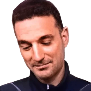 😌 emoji Lionel Scaloni Telegram sticker 7 of 32
