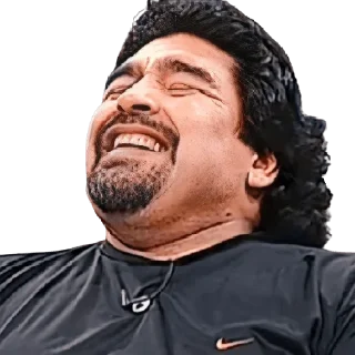 Sticker from Maradona