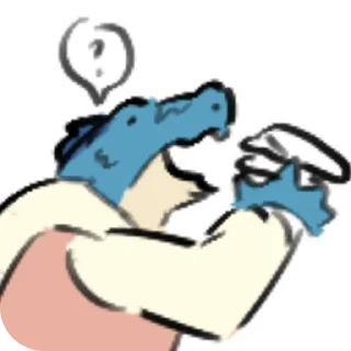 ❔ emoji More Duncan & Eddie Telegram sticker 18 of 67