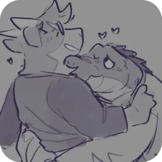 🥰 emoji More Duncan & Eddie Telegram sticker 9 of 67