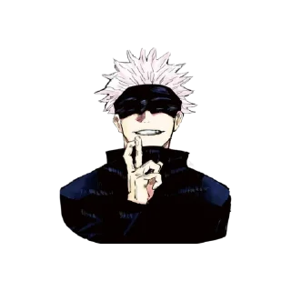 🤞 emoji gojo satoru Telegram sticker 17 of 55