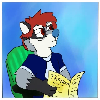 🙄 emoji El Mapache Roque Telegram sticker 1 of 90