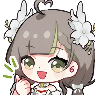 👍 emoji 明前奶绿 Telegram sticker 6 of 34