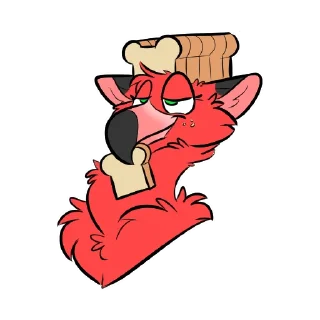 🍞 emoji Watermelon the Flamingo Telegram sticker 23 of 119
