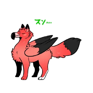 🐺 emoji Watermelon the Flamingo Telegram sticker 10 of 119