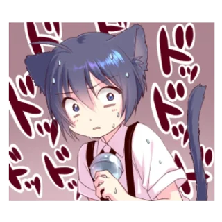 😱 emoji Boy of a black cat 3 Telegram sticker 6 of 40