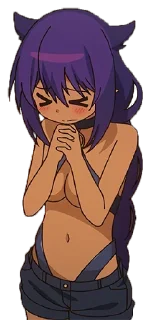 😣 emoji Jahy-sama Wa Kujikenai Telegram sticker 10 of 48