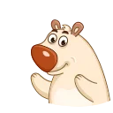 😘 emoji Chestnut the Bear Telegram sticker 2 of 15