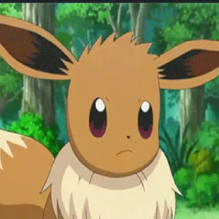 😑 emoji EEVEE Telegram sticker 8 of 50