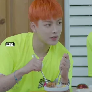 👀 emoji Hongjoong 🦊 @mwtade Telegram sticker 23 of 50