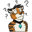 ❓ emoji FANG! Telegram sticker 12 of 41
