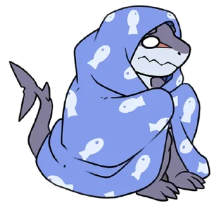 ❄ emoji Sharkie Jeff Telegram sticker 15 of 17