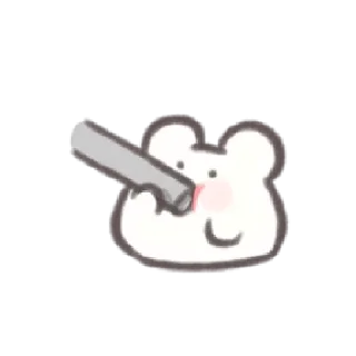 🥲 emoji хомячок !! ୨ 🥯 ୧ @nkplz Telegram sticker 8 of 32