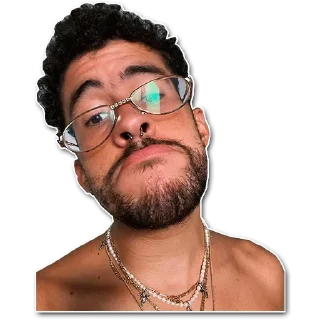 Sticker from Bad Bunny | @tatistickers | @sinusername