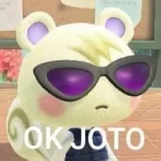 👌 emoji Animal Crossing Telegram sticker 19 of 45