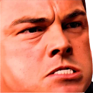 😡 emoji Leonardo DiCaprio Telegram sticker 6 of 6