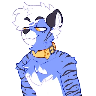 😉 emoji Bloo by JordanRacoon Telegram sticker 14 of 26