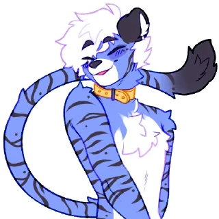 😊 emoji Bloo by JordanRacoon Telegram sticker 20 of 26