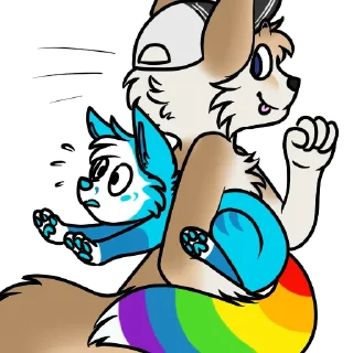 👮‍♂️ emoji machFennec has large ears! Telegram sticker 7 of 40
