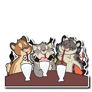 🥤 emoji Lynx! Telegram sticker 10 of 37