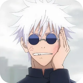 👄 emoji Gojo Telegram sticker 9 of 12