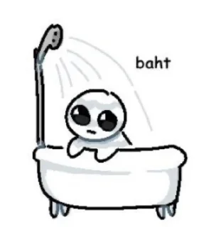 🛀 emoji autism creature tbh yippie Telegram sticker 20 of 63