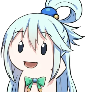 😐 emoji Aqua • @AnimeChatVoidX Telegram sticker 9 of 40