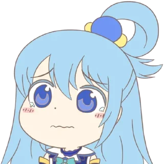 😢 emoji Aqua • @AnimeChatVoidX Telegram sticker 13 of 40