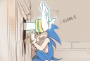 Sticker from Silver the Hedgehog @BigRedRidingHood
