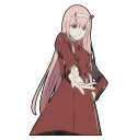 😎 emoji Darling in the FranXX Telegram sticker 13 of 24