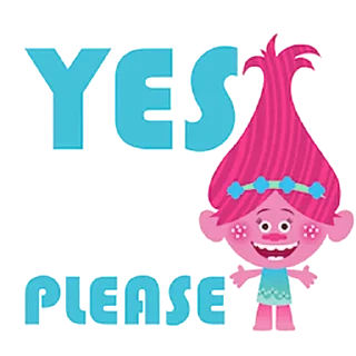 👍 emoji Trolls Telegram sticker 20 of 33