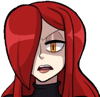 😤 emoji Skullgirls comic Telegram sticker 11 of 70