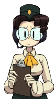 😕 emoji Skullgirls comic Telegram sticker 5 of 70