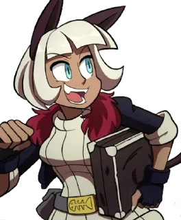 😃 emoji Skullgirls comic Telegram sticker 22 of 70