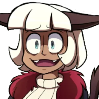 😨 emoji Skullgirls comic Telegram sticker 21 of 70