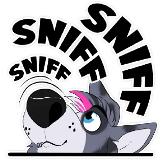 👃 emoji Rhux Collie Telegram sticker 10 of 54