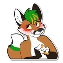 😳 emoji Fox's Cute Sticker collection Telegram sticker 19 of 77