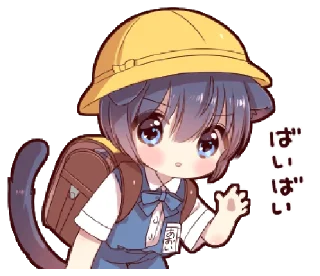 🦕 emoji blαck cαt chirukα @kittyst Telegram sticker 16 of 24