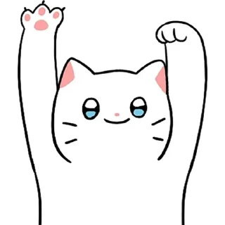🙂 emoji ✎ ᴄᴜ֟፝ᴛ ᴄᴀ֟፝ᴛs ⦮⭑̤̫⦯ @stickersdaManu Telegram sticker 5 of 100